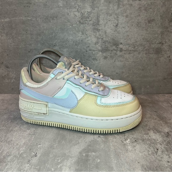 Nike Air Force 1 Low 'Shadow Pastel' Sneakers CI0919-106 Womens sz 6.5 - Picture 1 of 7